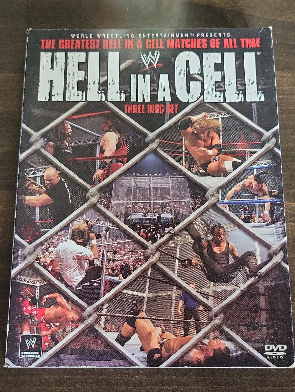 WWE Hell in a Cell DVD Set - Black, Red, White